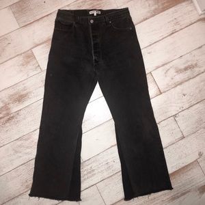 RE/DONE Levi’s Leandra Washed Black Jeans